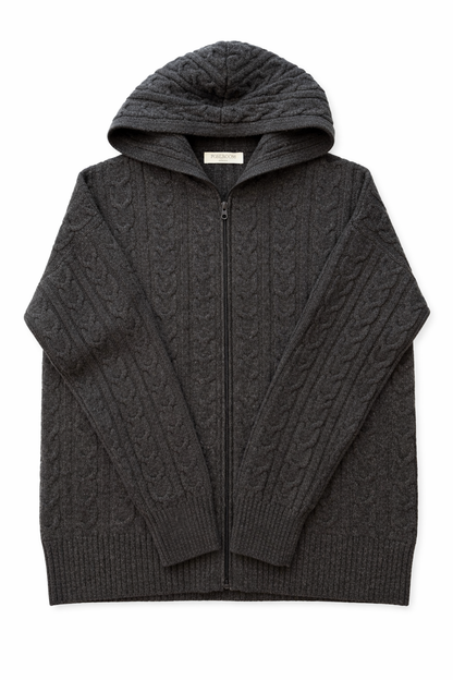 Claude Zip Hoodie Noir