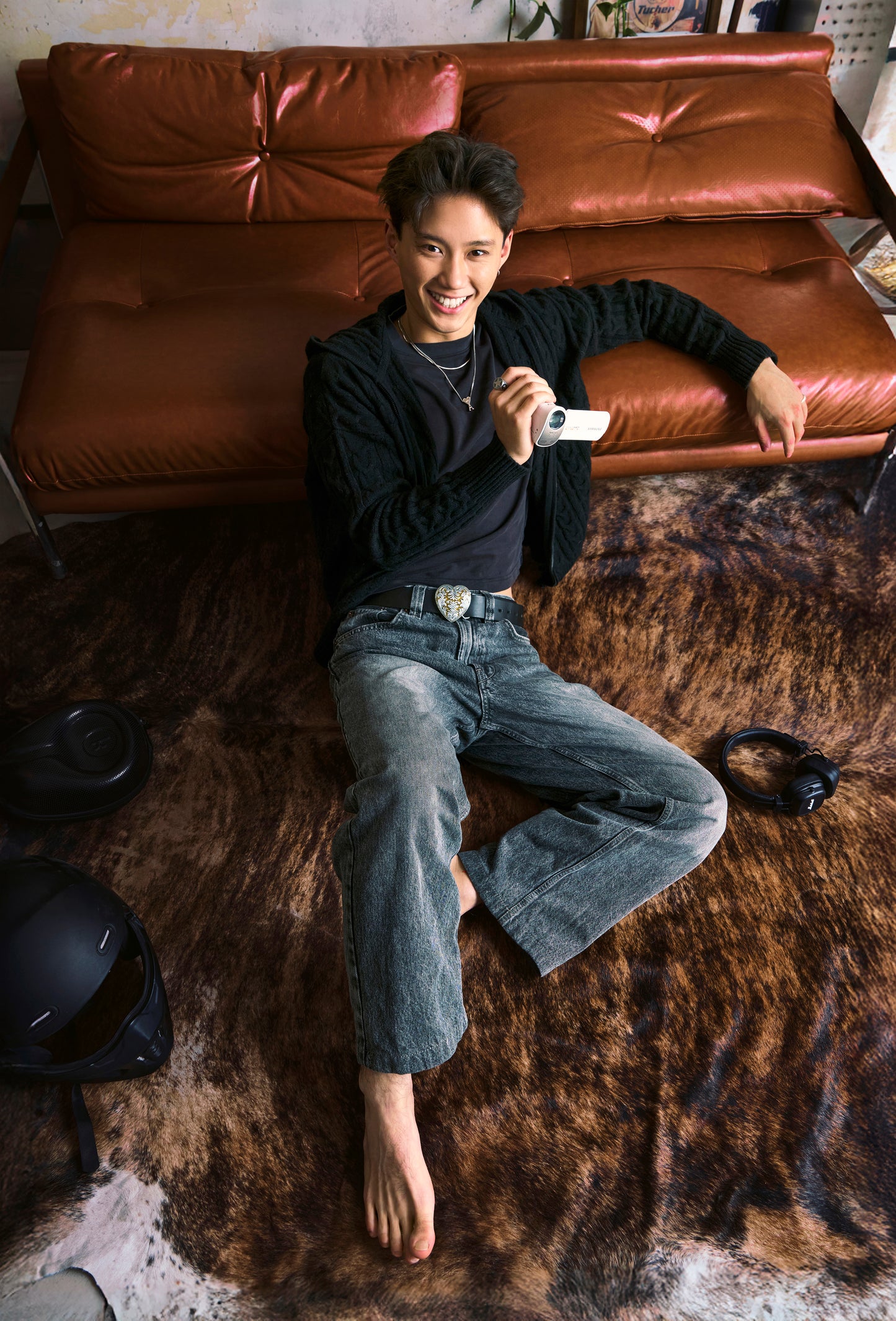 Claude Zip Hoodie Noir