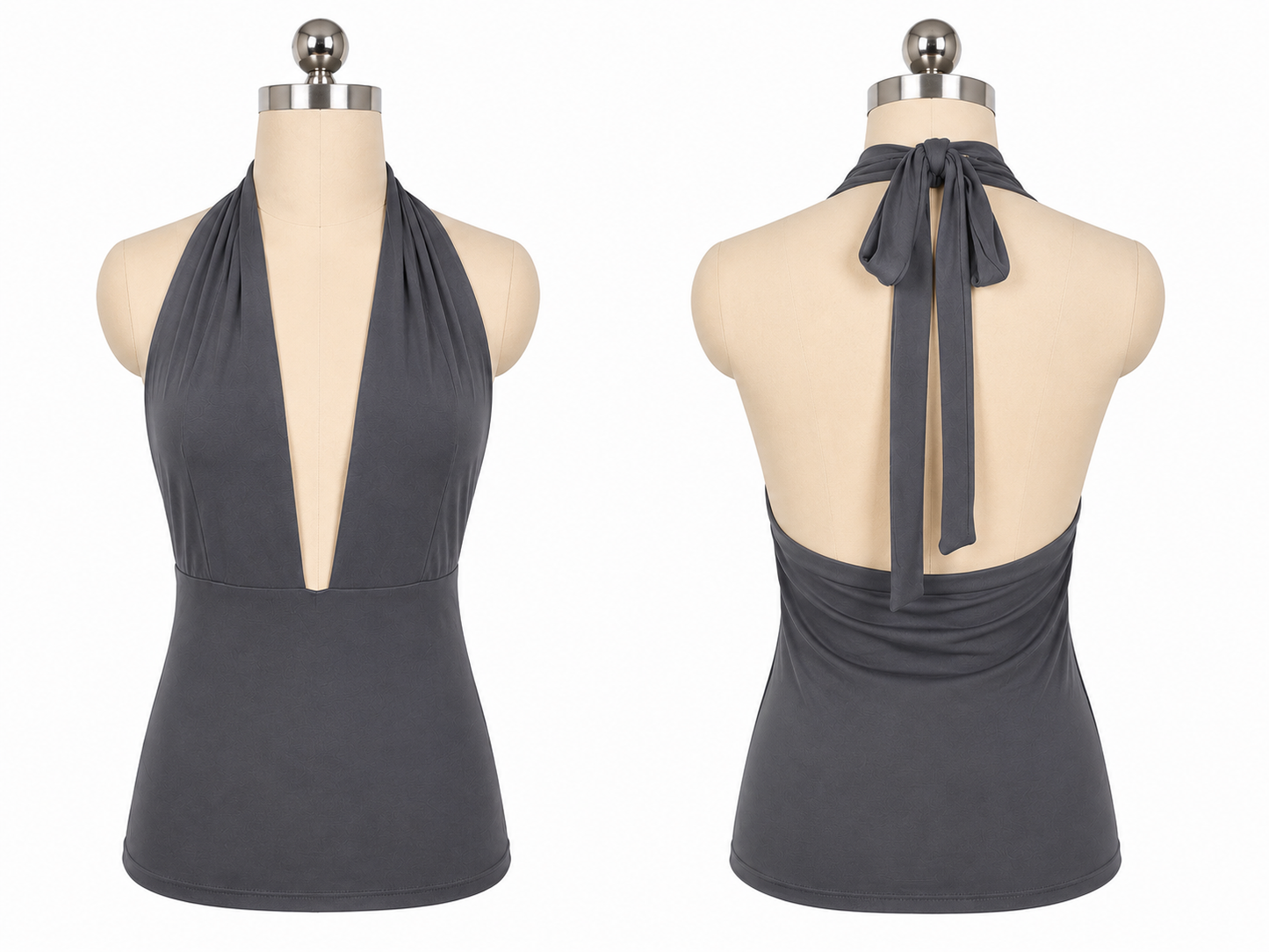 Selene Top Grey